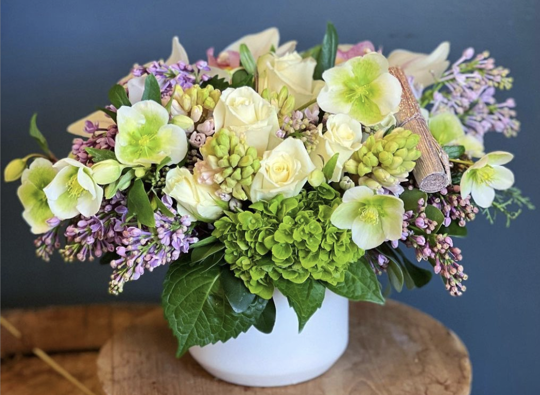 A gorgeous floral arrangement from The Centerpiece Flower Shop