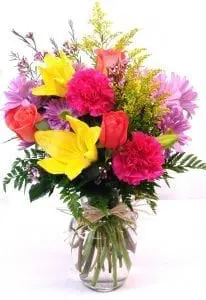 Colorful flowers to brighten their day!
