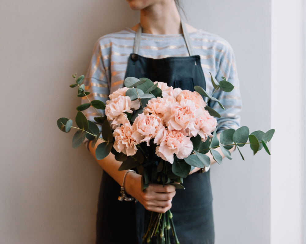 Carnations flowers for valentine day