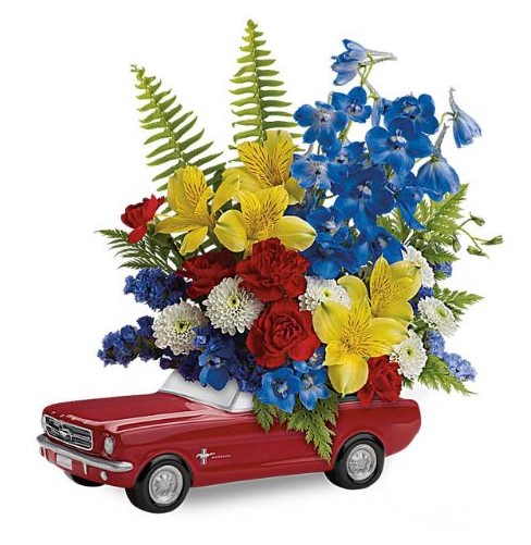 TELEFLORA'S '65 FORD MUSTANG BOUQUET