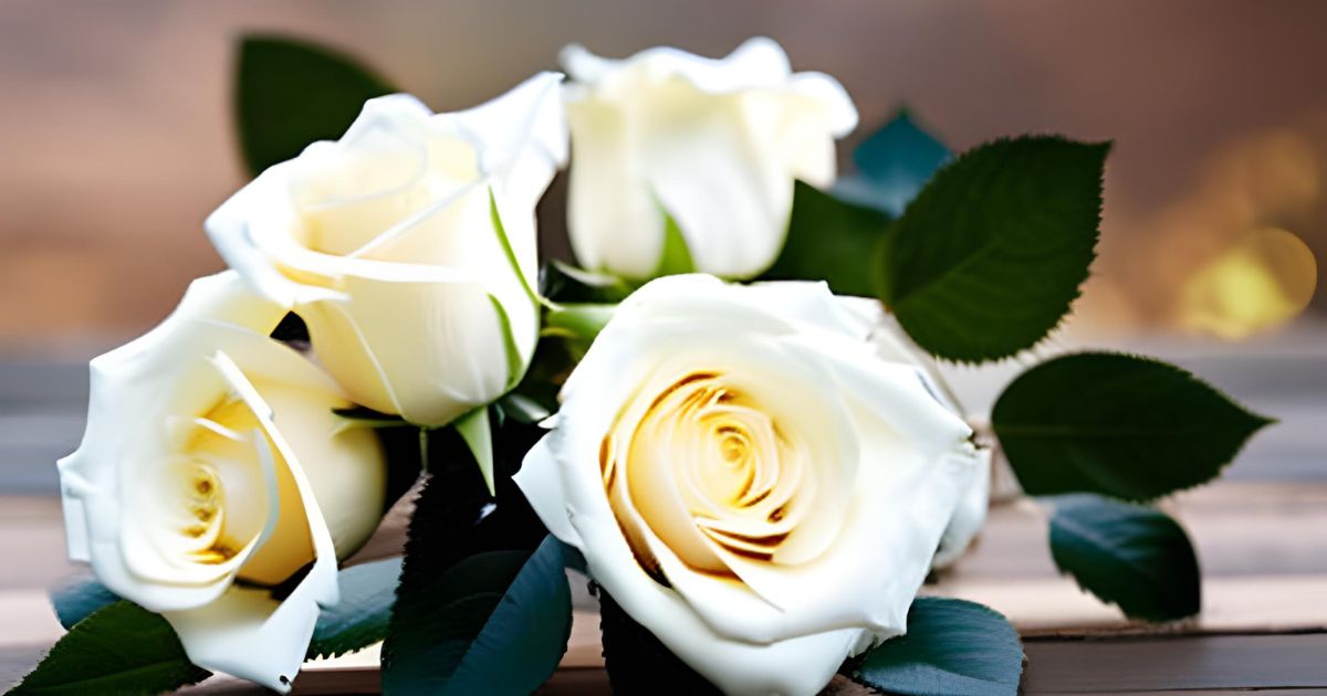 A picture of a bunch of white roses.