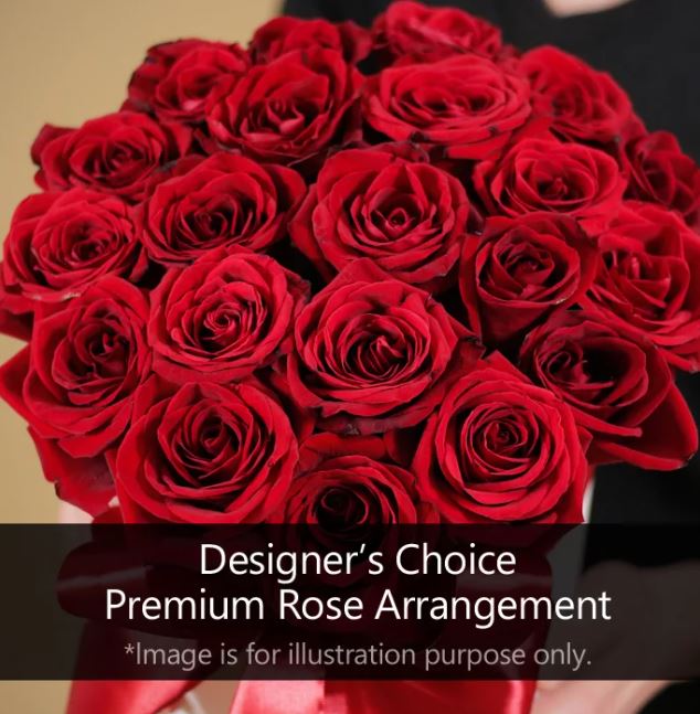 DESIGNER'S CHOICE PREMIUM ROSE ARRANGEMENT