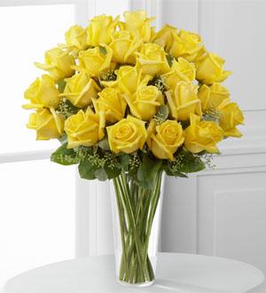 The FTD® Yellow Rose Bouquet - elite flowers and gifts