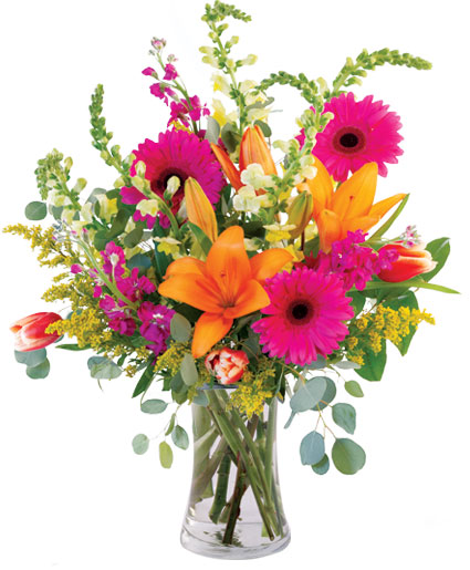 LIVELY LILIES & GERBERAS