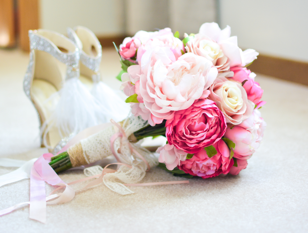 Romantic wedding bouquets- florists greensboro NC