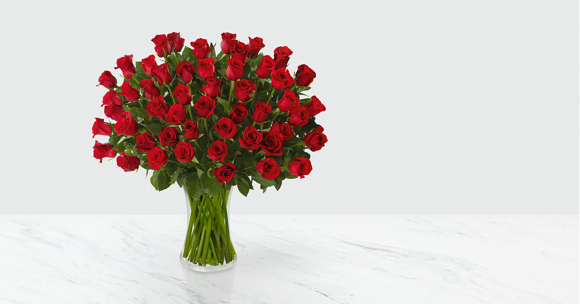 Fifty Long Stem Red Roses - Glendale florist