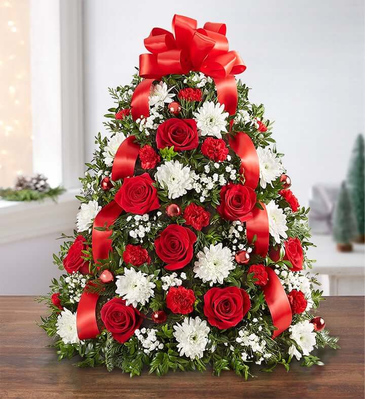 Holiday Flower Tree - Commack Florist