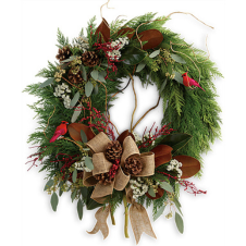 RUSTIC HOLIDAY WREATH