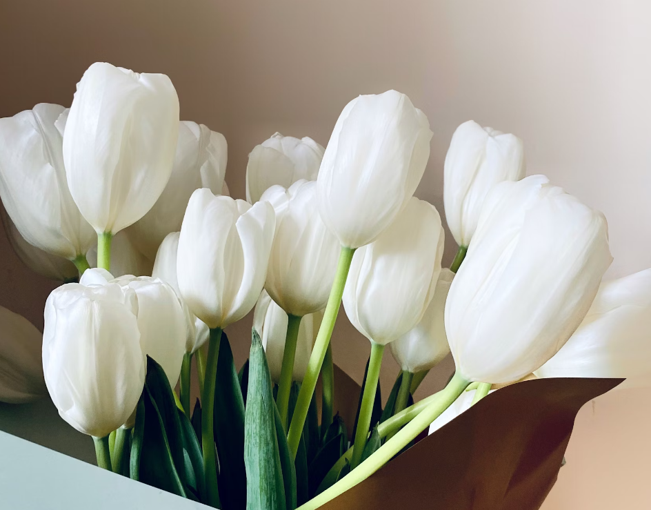 Tulip flower arrangement