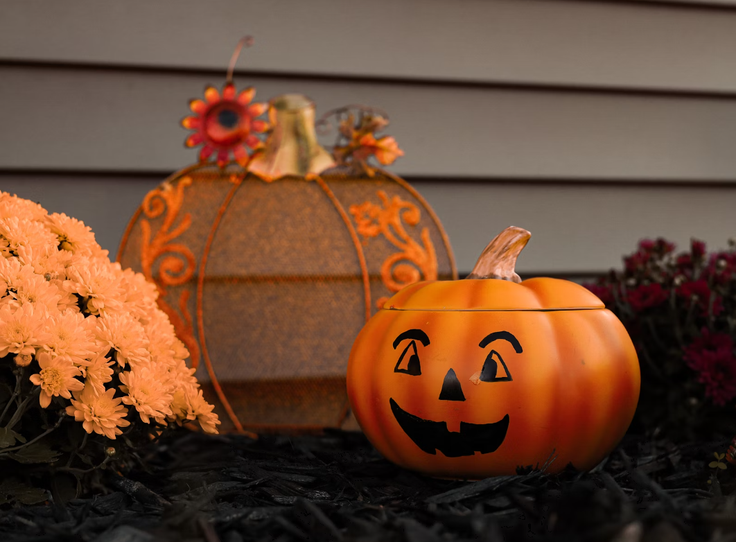 Halloween floral arrangements