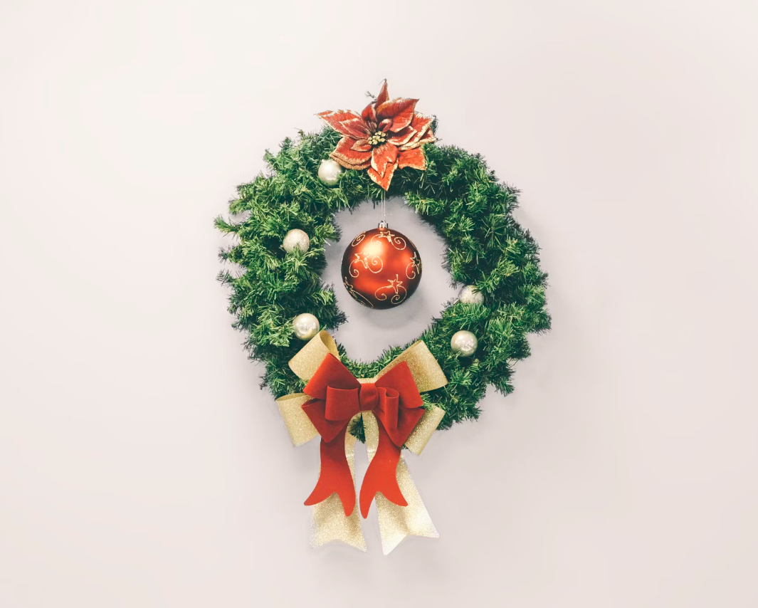 flowers for your christmas wreath