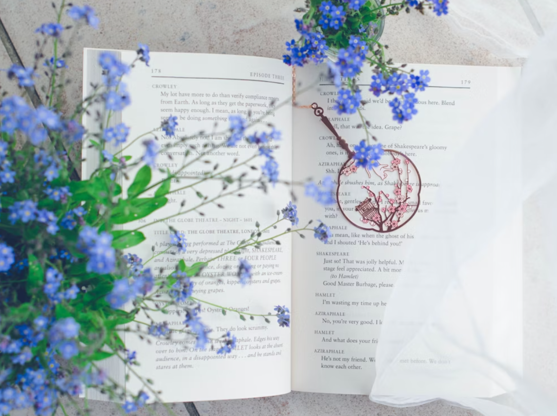 Blue flowers