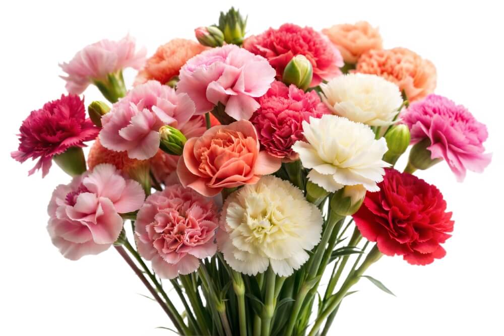 Pink carnation flower symbolizing resilience – January birth flower
