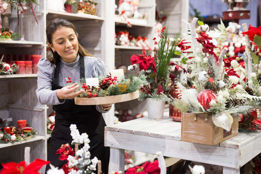 Christmas gift ideas with flowers and plants - Flowers At HillTop